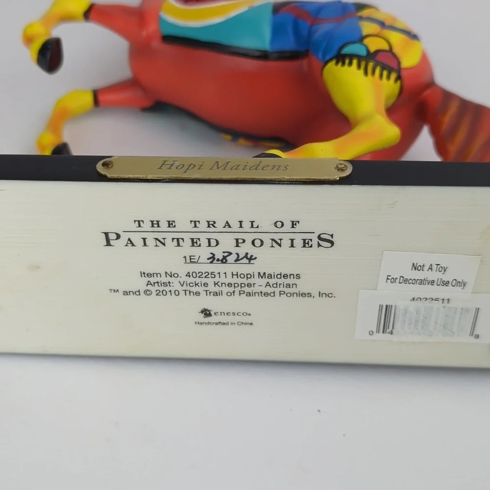 Trail of Painted Ponies Horse Figurine Native Indian Hopi Maidens